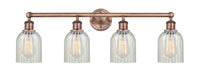 Edison Bath Vanity Light Glass Steel