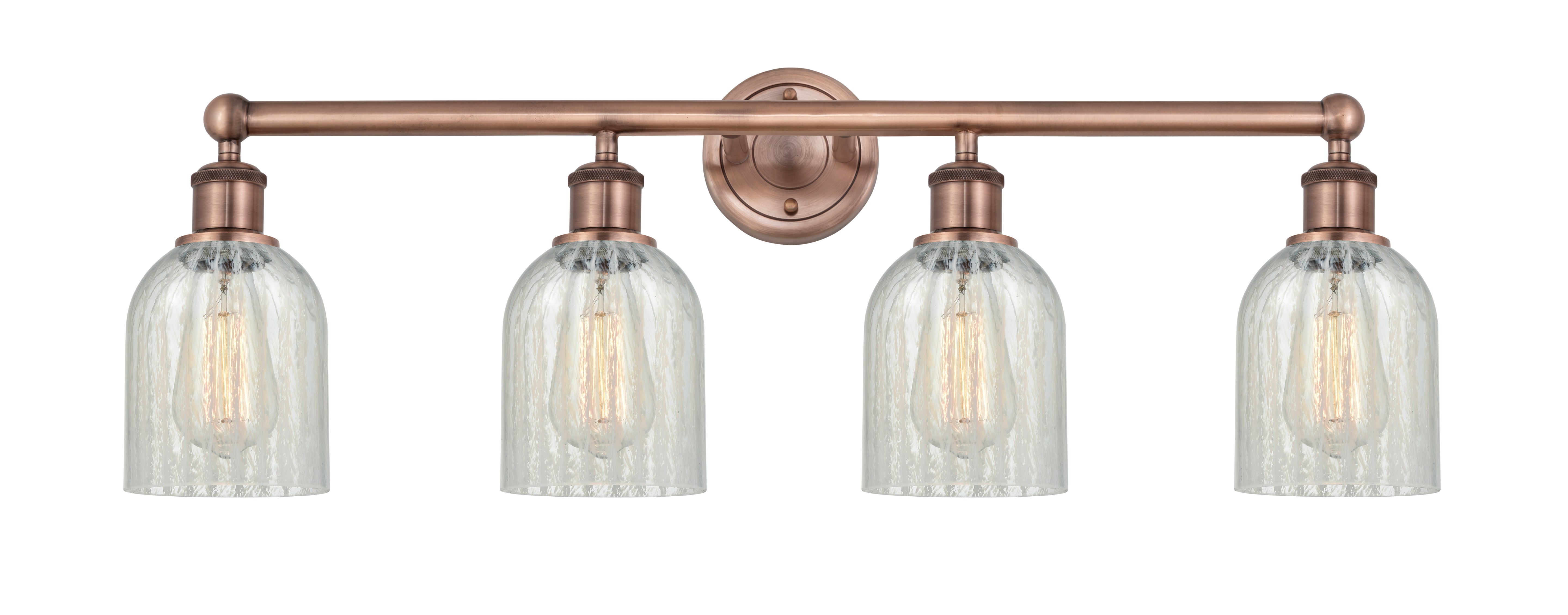 Edison Bath Vanity Light Glass Steel