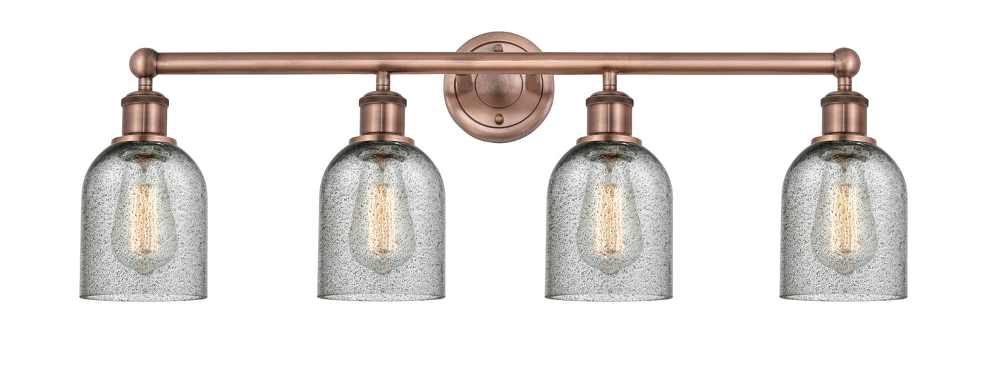 Edison Bath Vanity Light Glass Steel