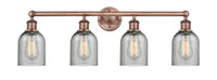 Edison Bath Vanity Light Glass Steel