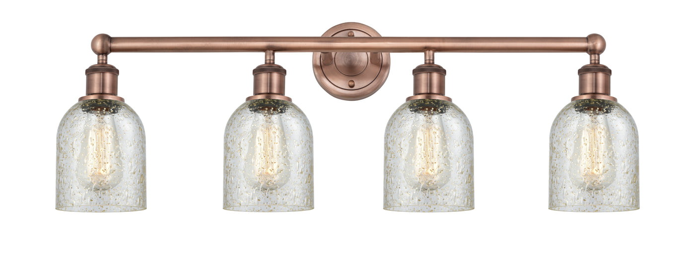 Edison Bath Vanity Light Glass Steel