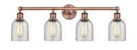 Edison Bath Vanity Light Glass Steel