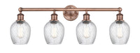 Edison Bath Vanity Light Cast Brass 33 Inch