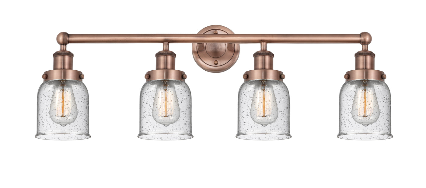 Edison Bath Vanity Light Brass 34 Inch