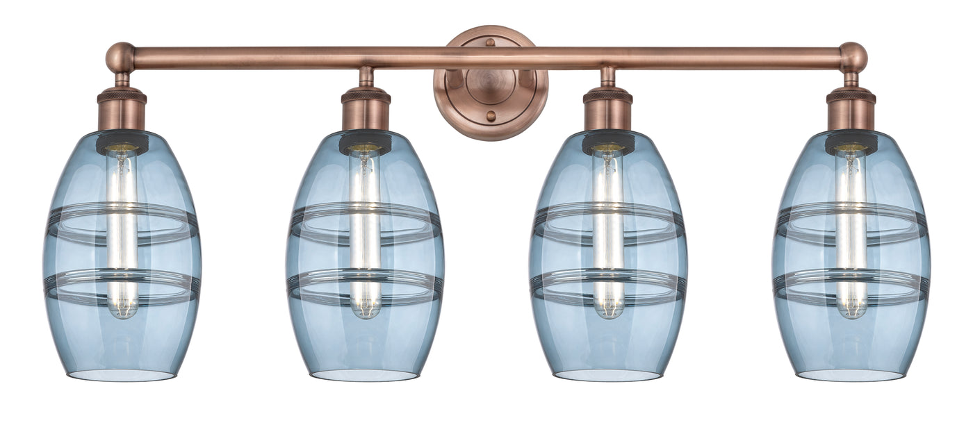 Edison Bath Vanity Light Cast Brass Glass