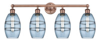Edison Bath Vanity Light Cast Brass Glass