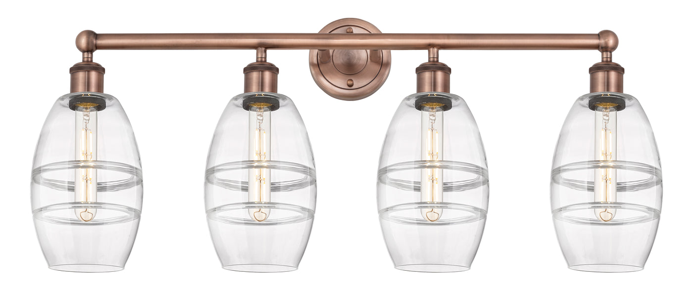 Edison Bath Vanity Light Cast Brass Glass