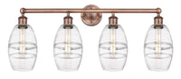 Edison Bath Vanity Light Cast Brass Glass