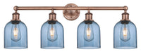 Edison Bath Vanity Light Cast Brass 35 Inch
