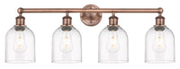 Edison Bath Vanity Light Cast Brass 35 Inch