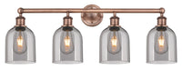 Edison Bath Vanity Light Cast Brass 35 Inch