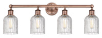 Edison Bath Vanity Light Steel Glass Modern
