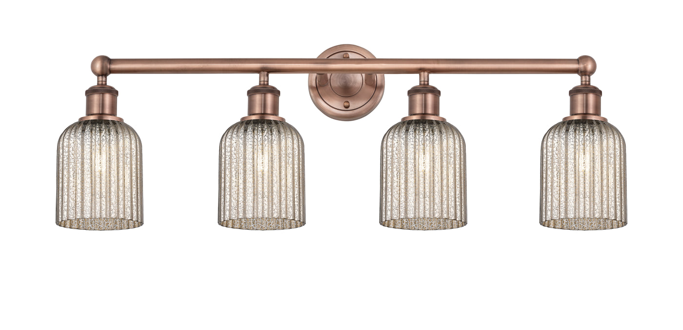 Edison Bath Vanity Light Steel Glass Modern
