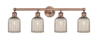 Edison Bath Vanity Light Steel Glass Modern