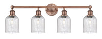 Edison Bath Vanity Light Steel Glass Modern