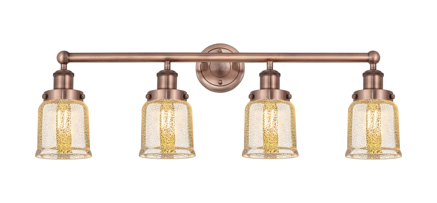 Edison Bath Vanity Light Brass 34 Inch