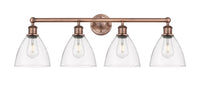Edison Bath Vanity Light Brass Glass Steel