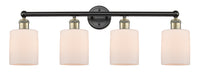 Edison Bath Vanity Light Cast Brass 33 Inch
