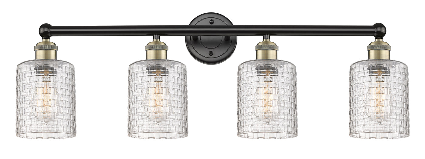 Edison Bath Vanity Light 32 Inch Brass