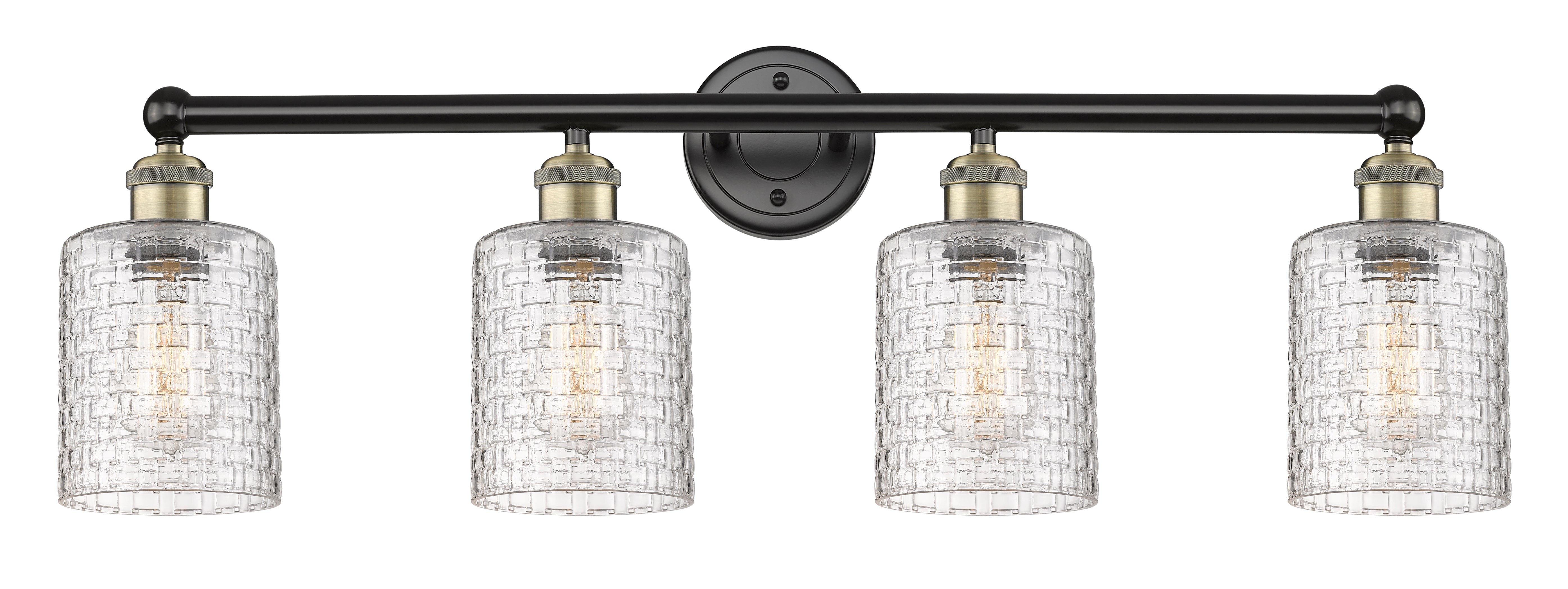 Edison Bath Vanity Light 32 Inch Brass
