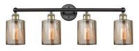 Edison Bath Vanity Light Cast Brass 33 Inch