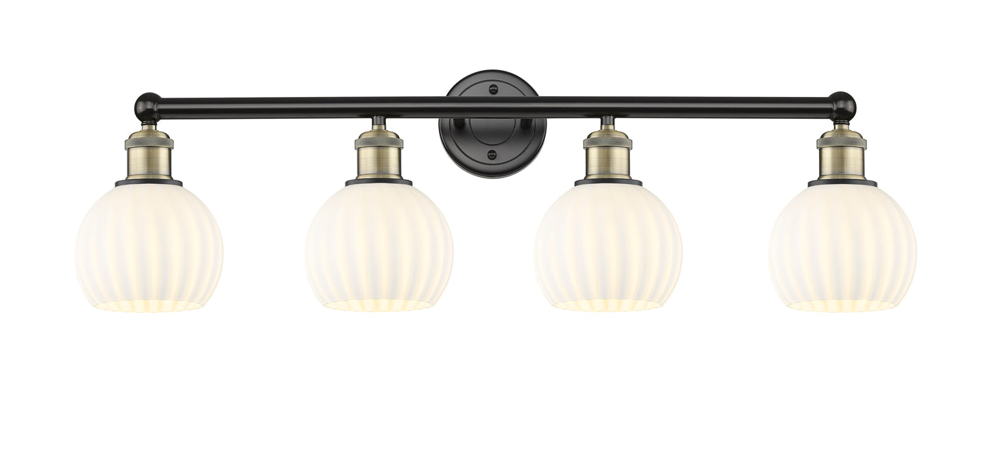 Edison Bath Vanity Light Cast Brass 35 Inches