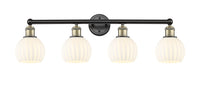 Edison Bath Vanity Light Cast Brass 35 Inches