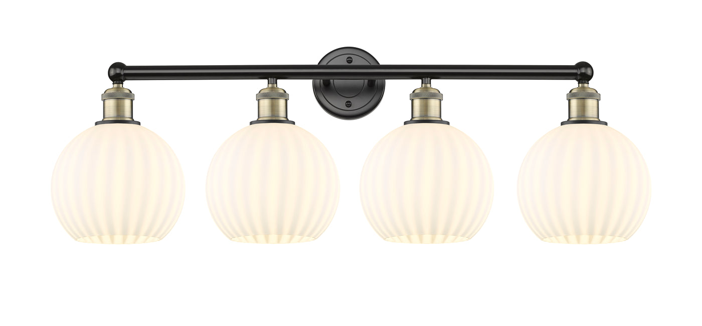 Edison Bath Vanity Light Cast Brass 33 Inch