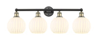 Edison Bath Vanity Light Cast Brass 33 Inch