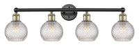 Edison Bath Vanity Light Cast Brass 35 Inch