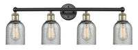 Edison Bath Vanity Light Glass Steel