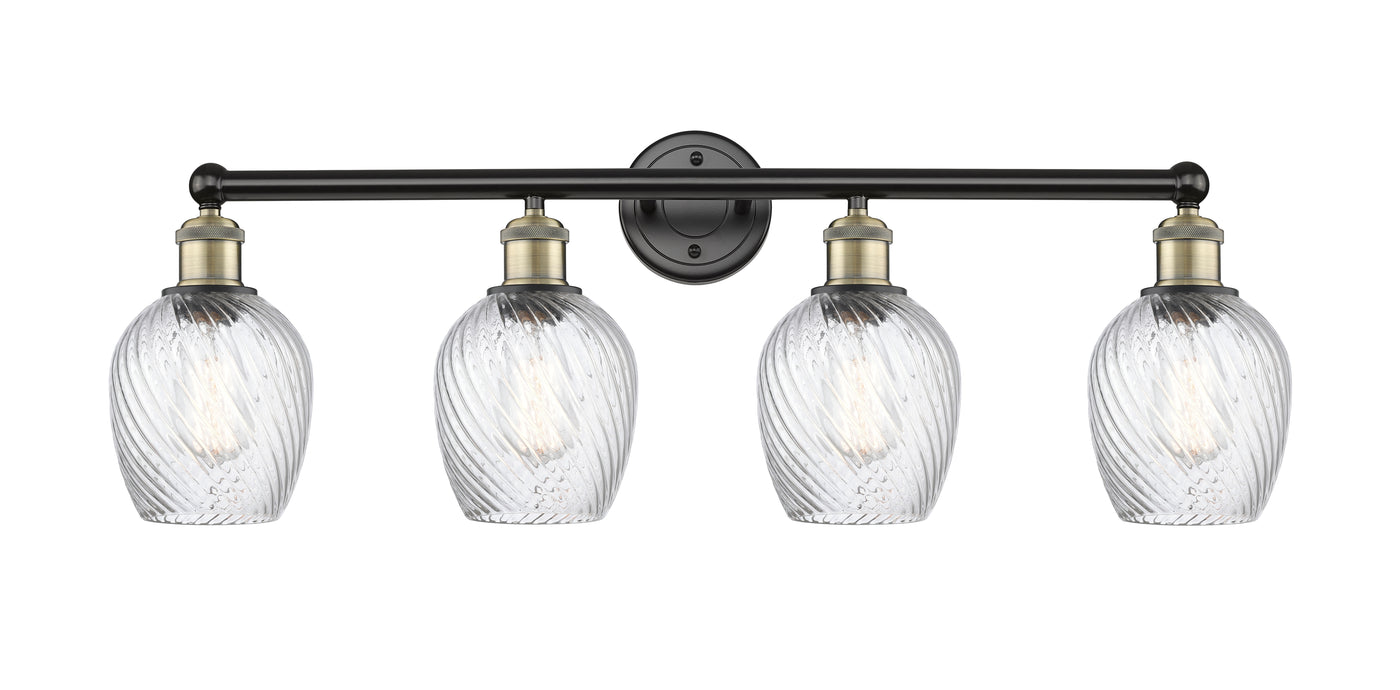 Edison Bath Vanity Light Cast Brass 33 Inch