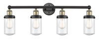 Edison Bath Vanity Light Cast Brass Finish