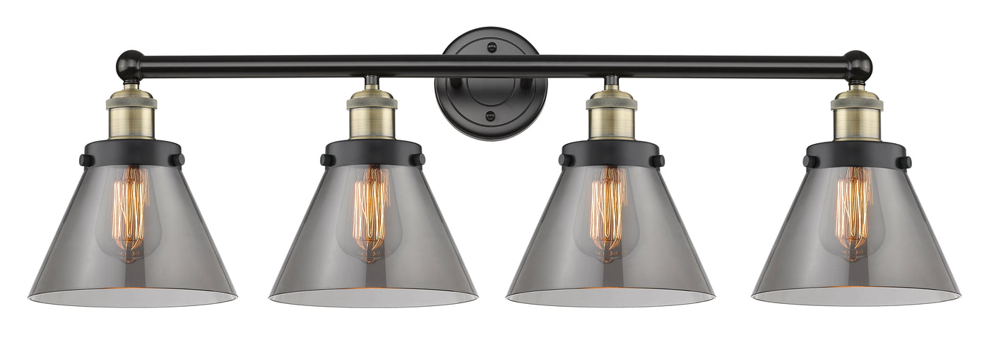 Edison Bath Vanity Light Cast Brass 32 Inch