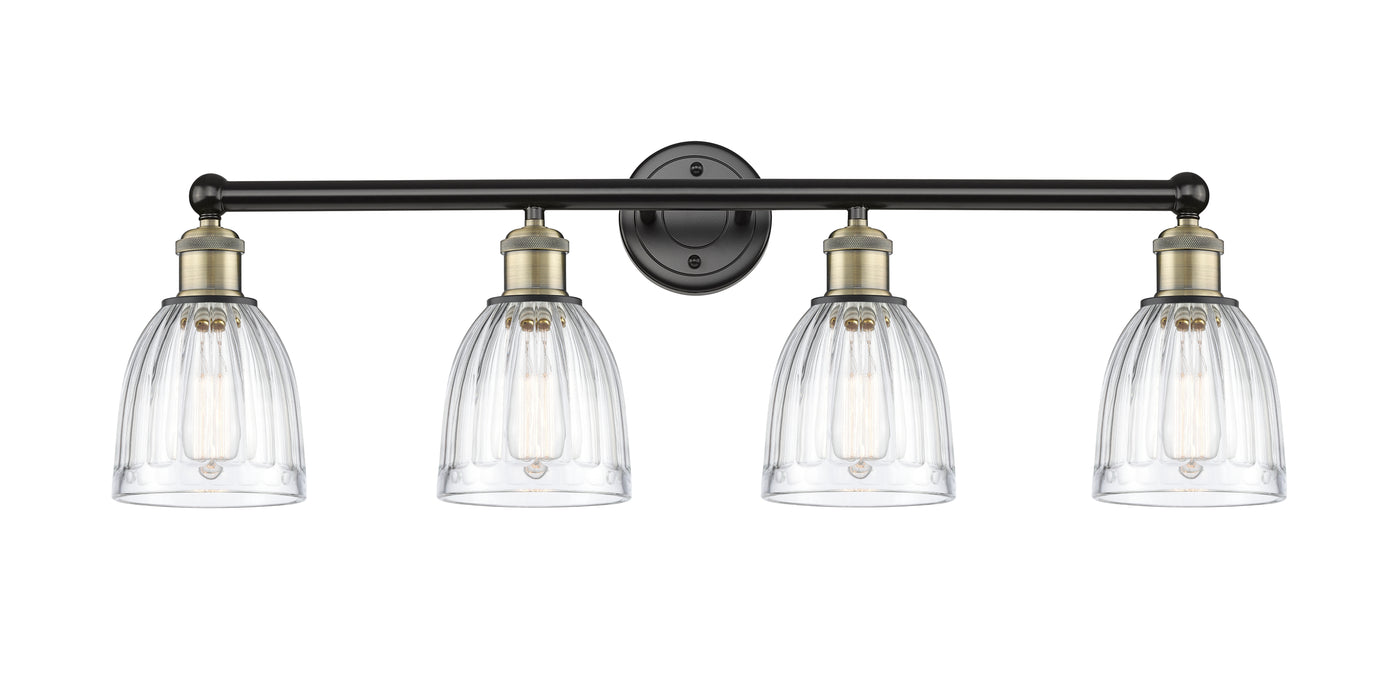 Edison Bath Vanity Light Cast Brass 35 Inch