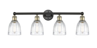 Edison Bath Vanity Light Cast Brass 35 Inch