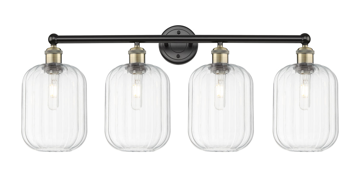 Preston Cylinder 34-Inch 4-Light Bath Vanity Light