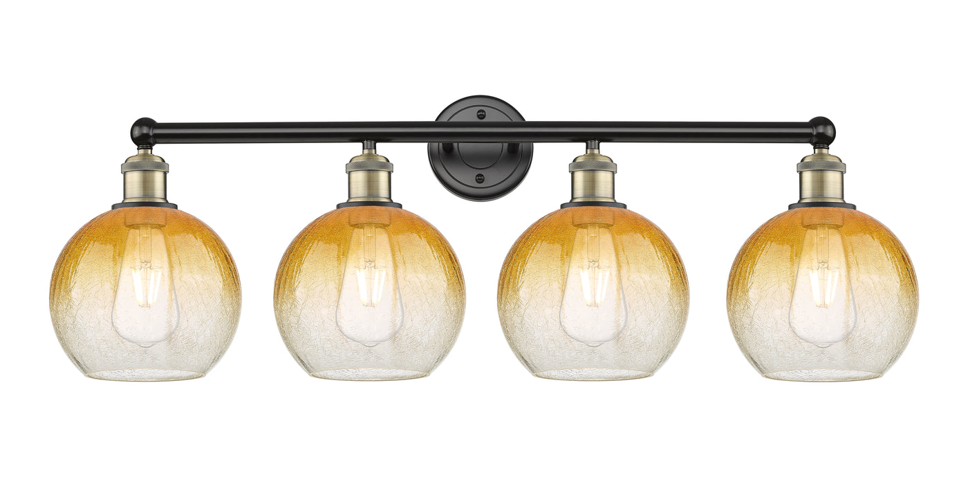 Edison Bath Vanity Light Cast Brass 33 Inch