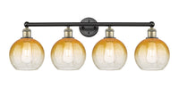 Edison Bath Vanity Light Cast Brass 33 Inch