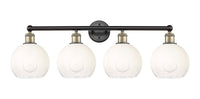 Edison Bath Vanity Light Cast Brass 33 Inch