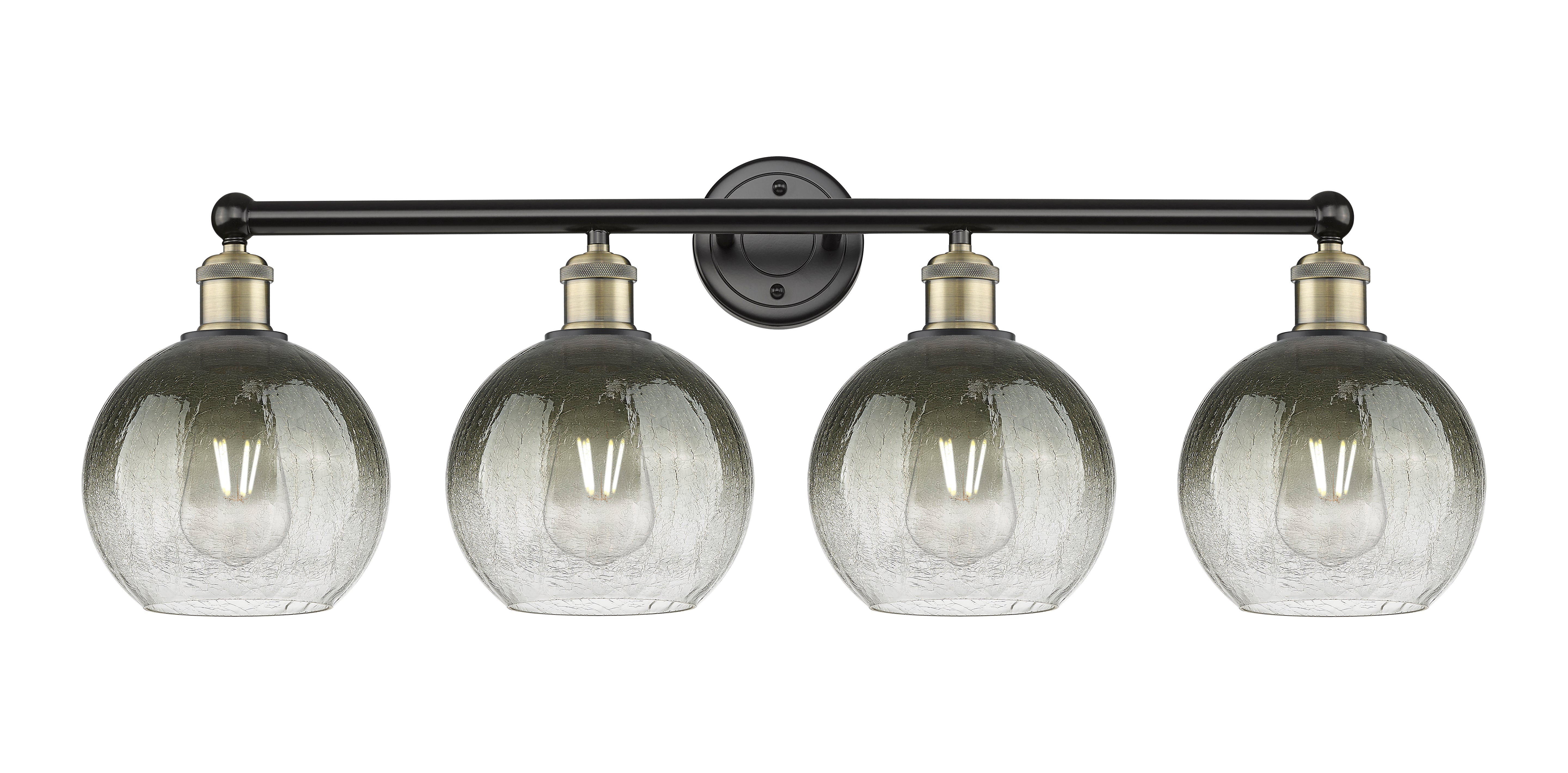 Edison Bath Vanity Light Cast Brass 33 Inch