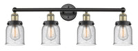 Edison Bath Vanity Light Brass 34 Inch