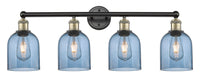 Edison Bath Vanity Light Cast Brass 35 Inch