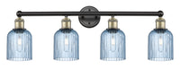 Edison Bath Vanity Light Steel Glass Modern