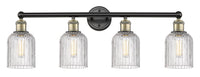 Edison Bath Vanity Light Steel Glass Modern