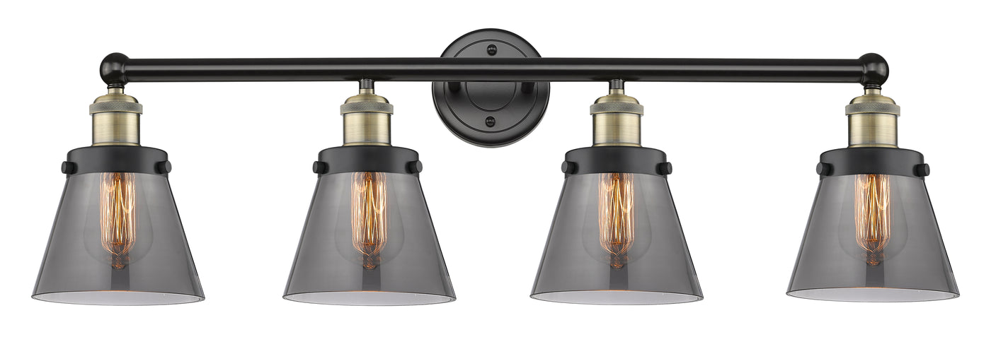 Edison Vanity Cast Brass Art Nouveau