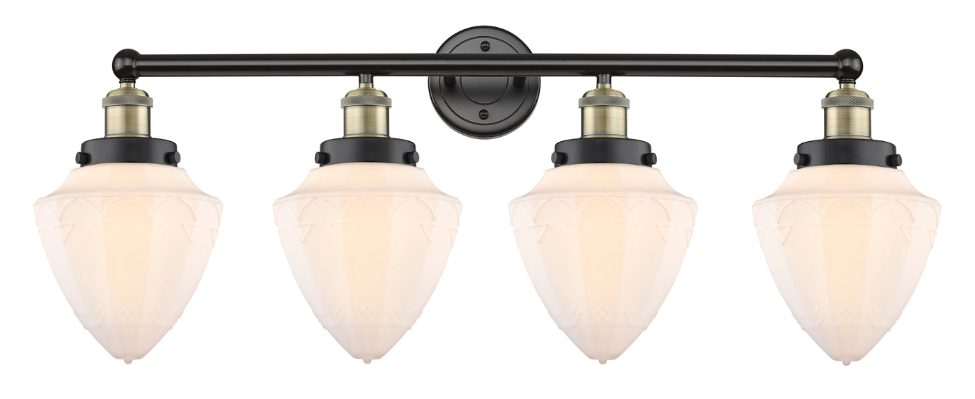 Edison Bath Vanity Light Cast Brass Glass