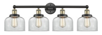 Edison Bath Vanity Light Cast Brass 34 Inch