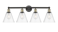 Edison Bath Vanity Light Cast Brass