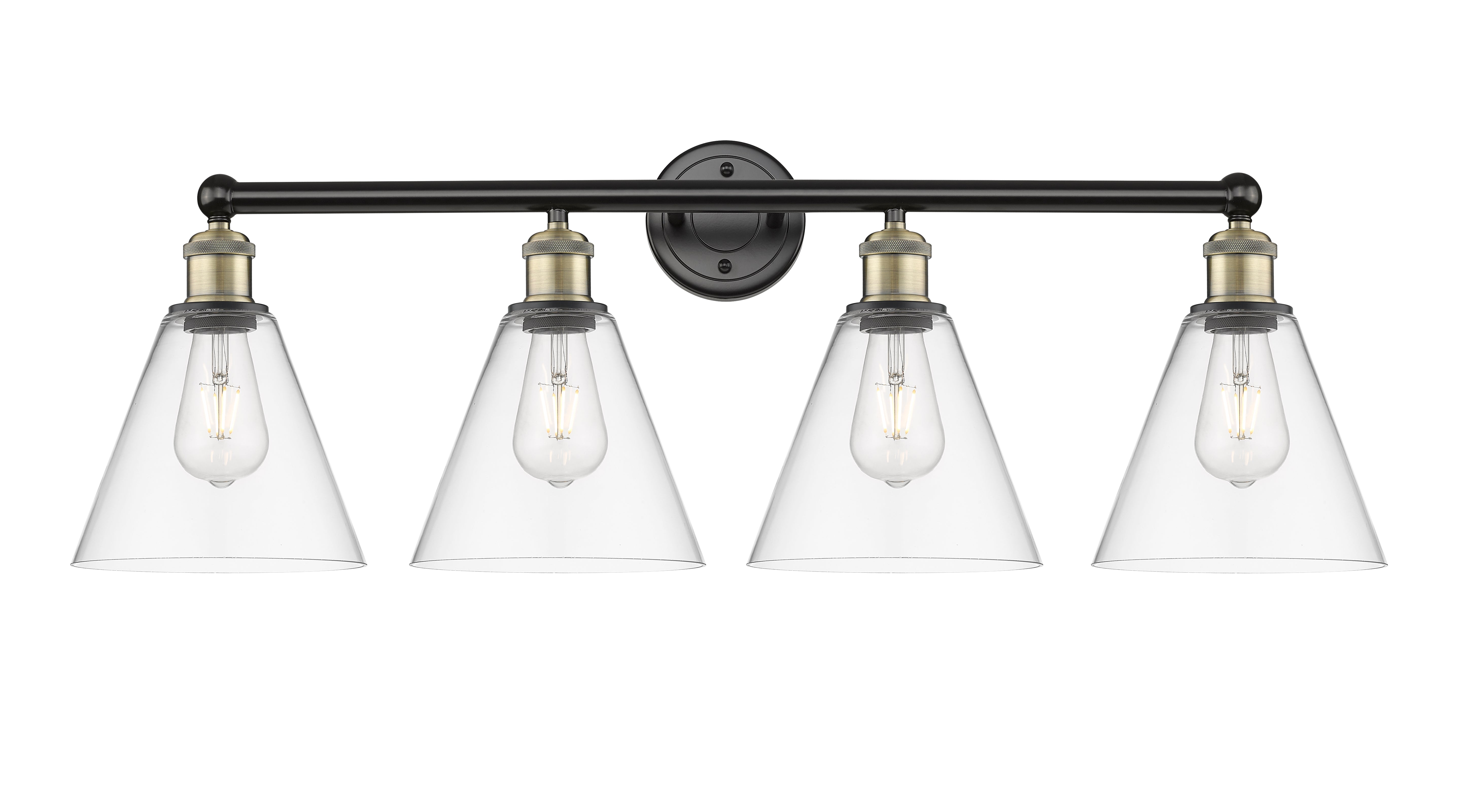 Edison Bath Vanity Light Cast Brass
